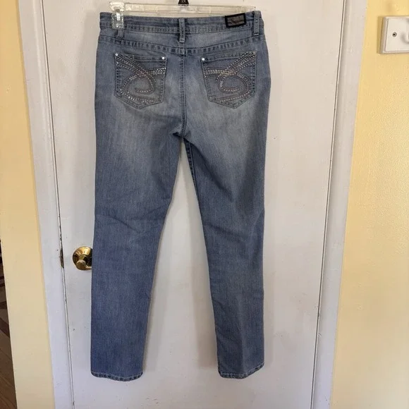 EARL JEANS Women's RN#89302 STRAIGHT‎ LEG Stretch Medium Wash - Size 6 - Picture 8 of 14